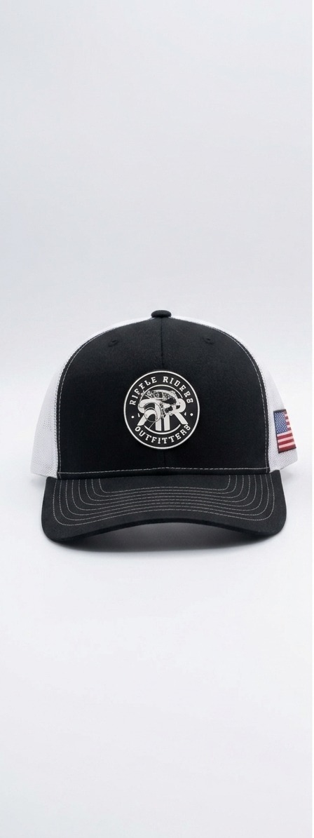 Black/White Richardson 112 Trucker Hat