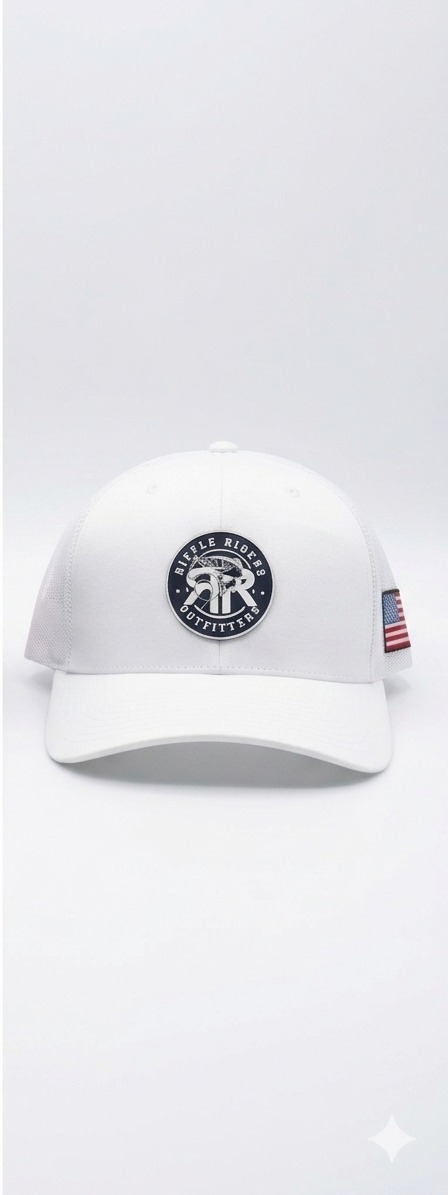 All-White Richardson 112 Trucker Hat