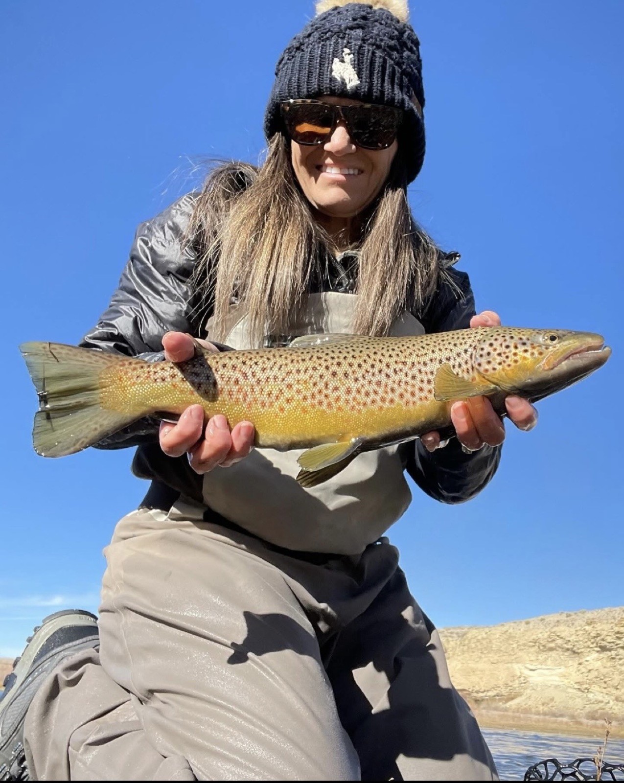 Cutthroat trout from a Riffle Riders guided trip