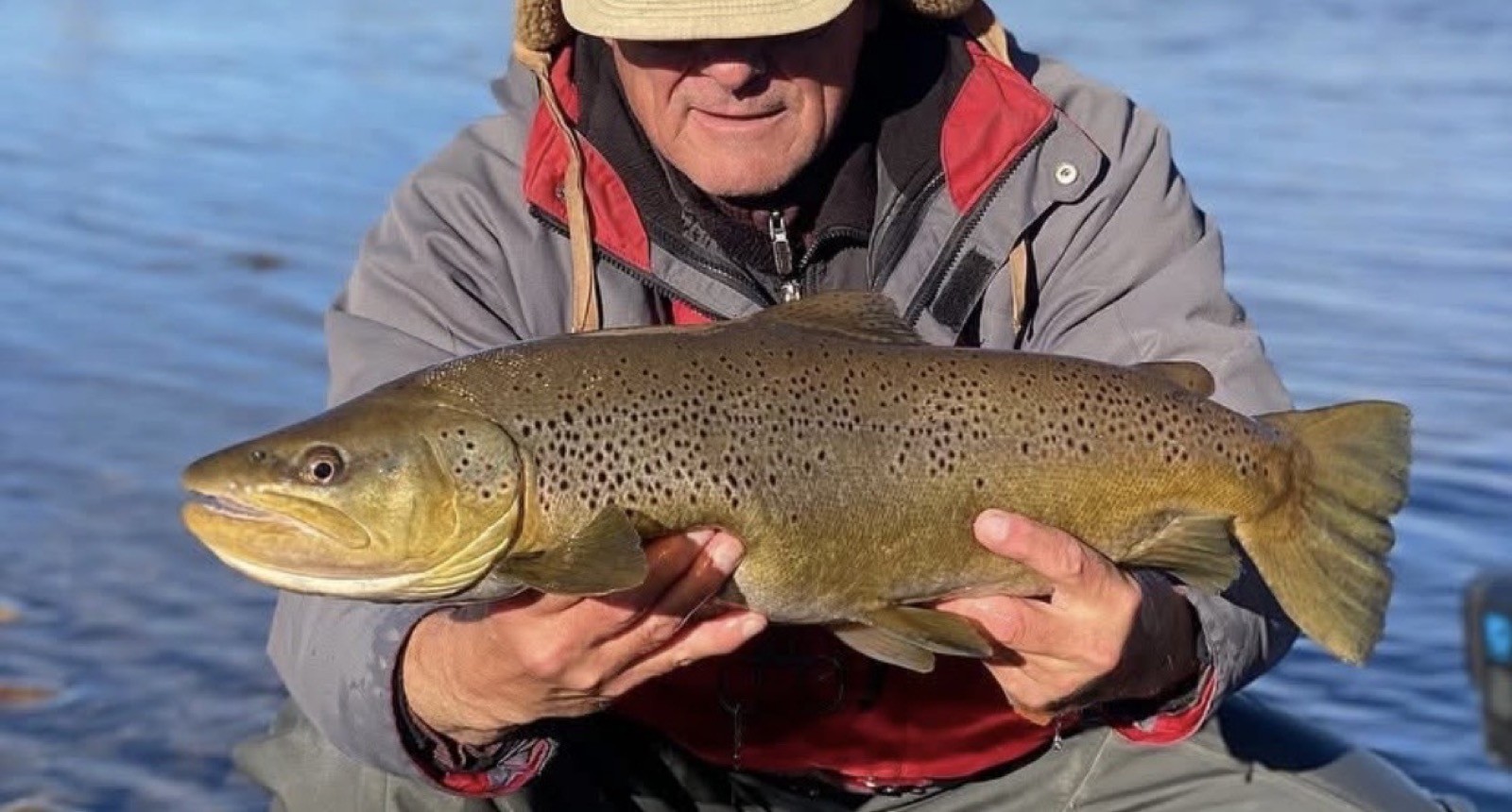 Wyoming fly fishing catch on a guided Riffle Riders trip