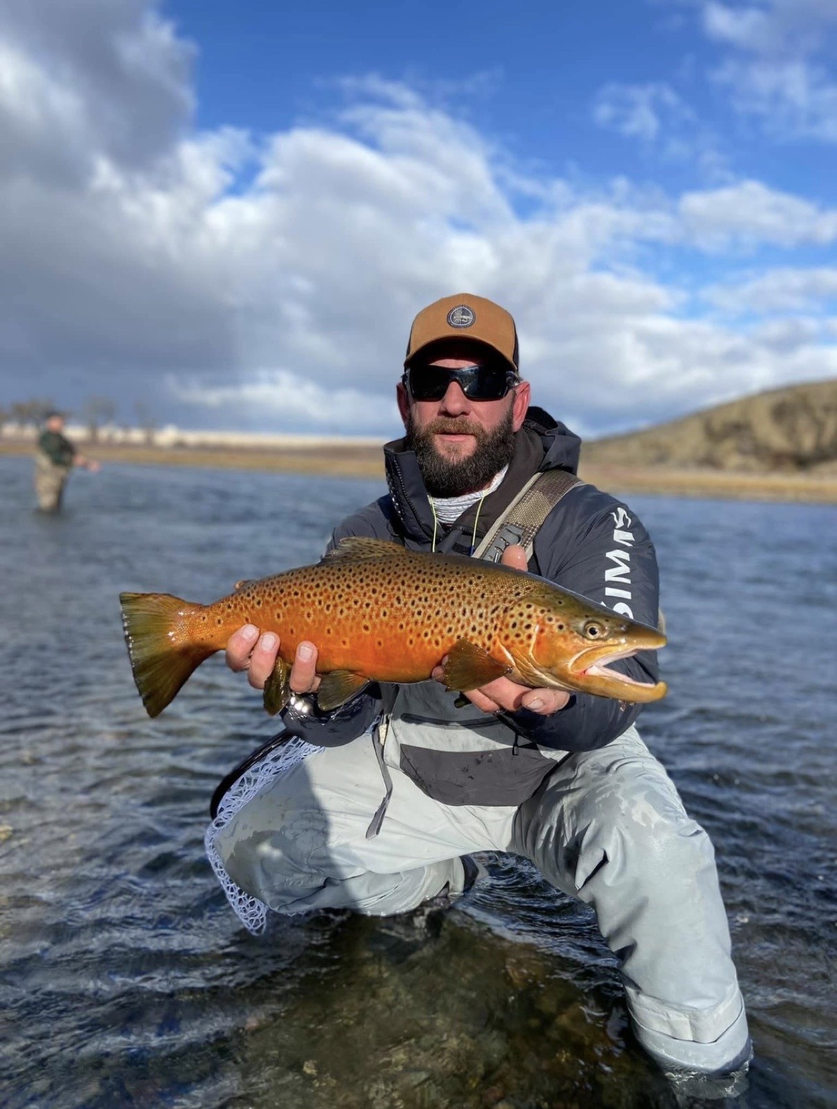 Rainbow trout caught fly fishing in Wyoming