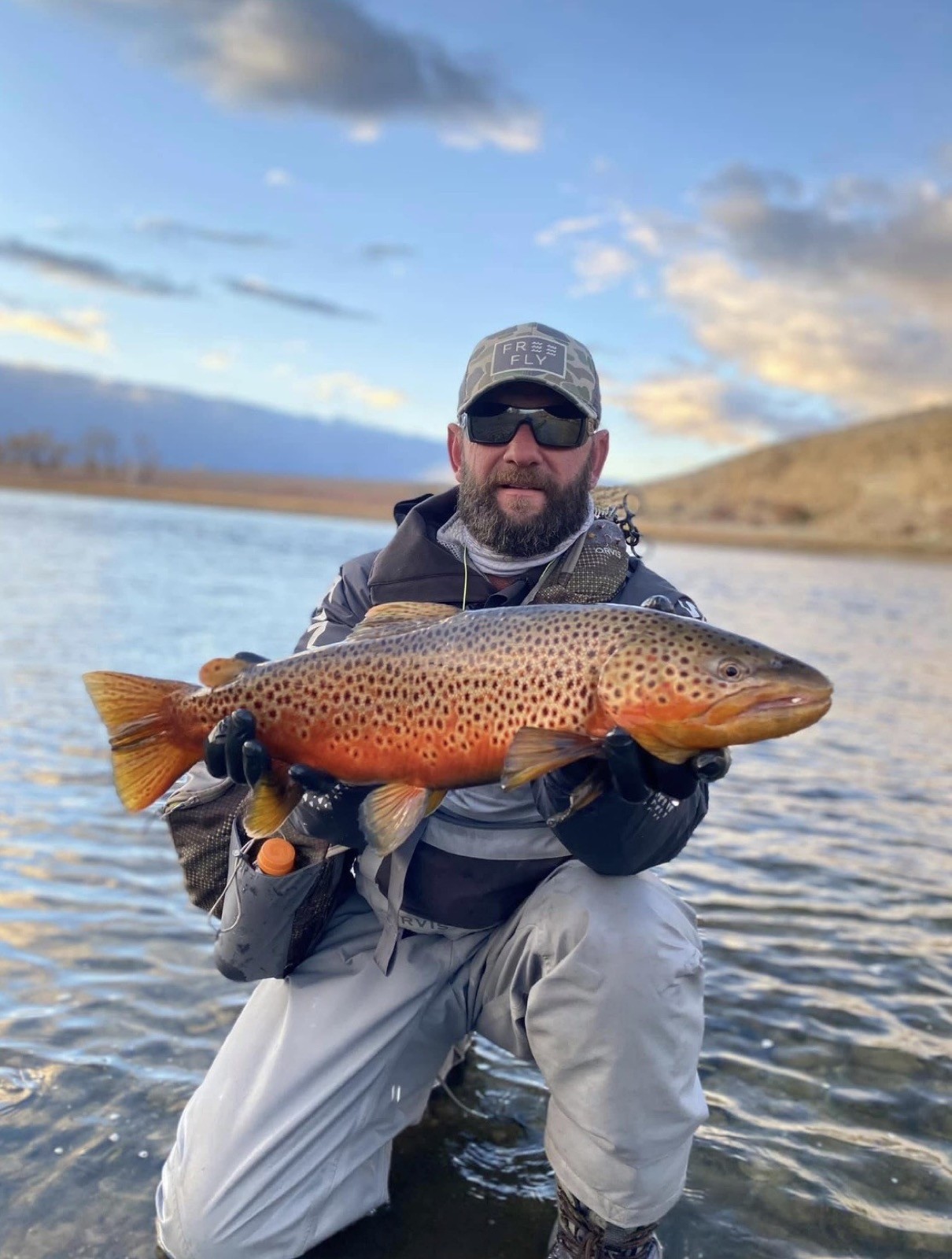 Cutthroat trout from a Riffle Riders guided trip