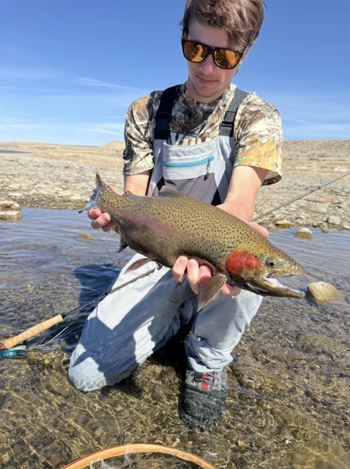 Cutthroat trout from a Riffle Riders guided trip