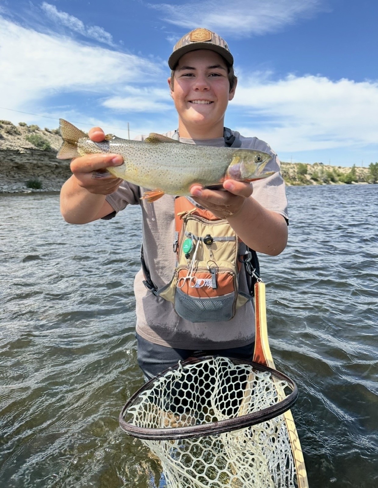 Cutthroat trout from a Riffle Riders guided trip