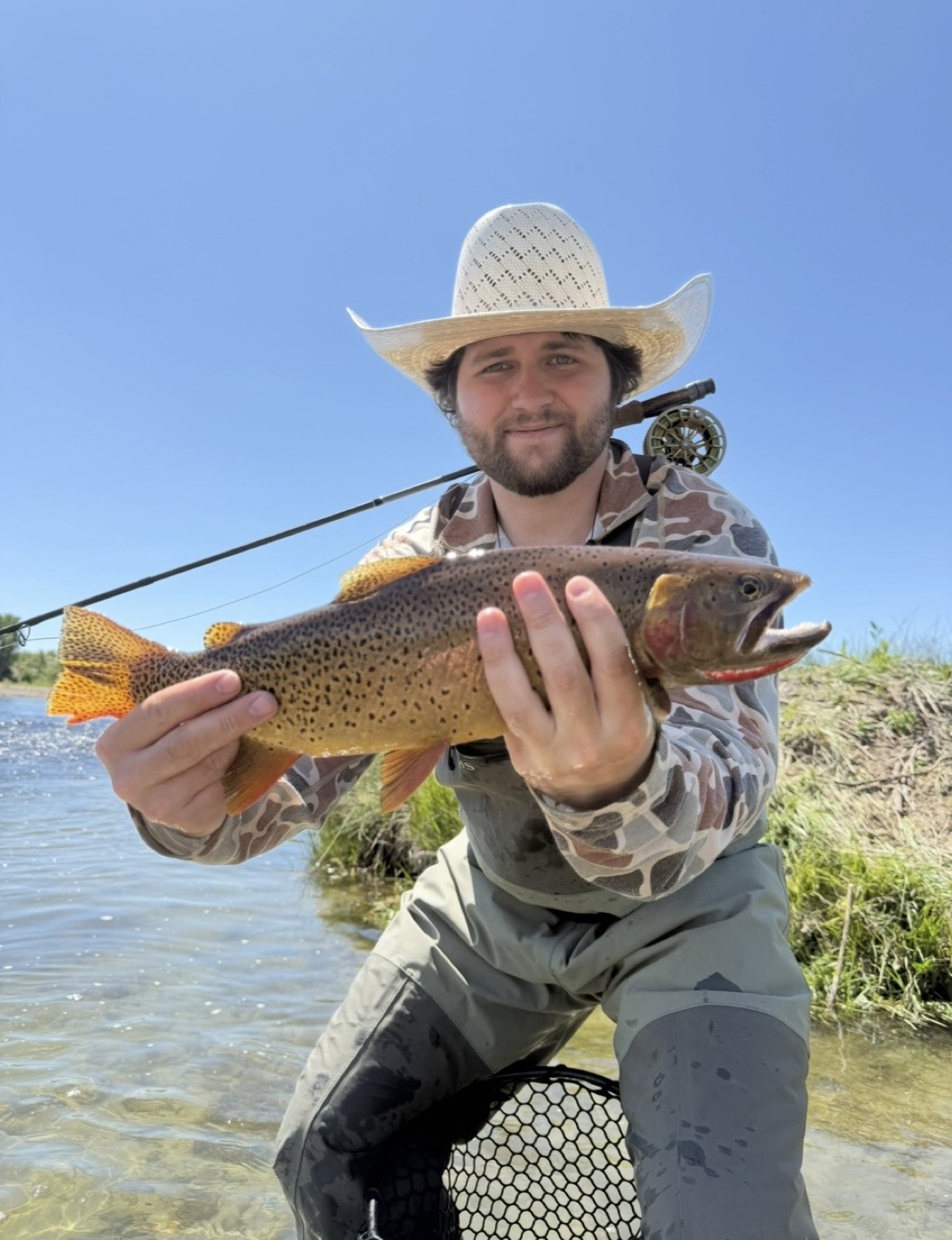 Wyoming trout fishing with a certified local guide